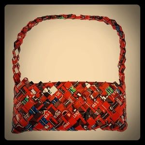 Candy wrapper purse Handmade